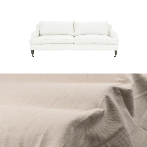 Klädsel till soffa Fogia Edward 2.5 sits svängd Tyg Caleido