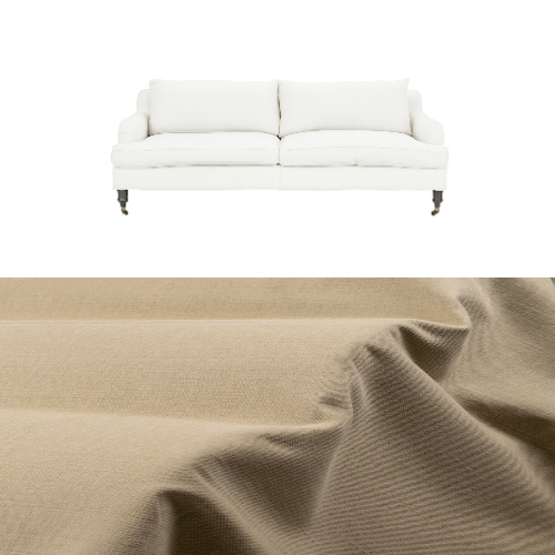 Klädsel till soffa Fogia Edward 2.5 sits svängd Tyg Caleido