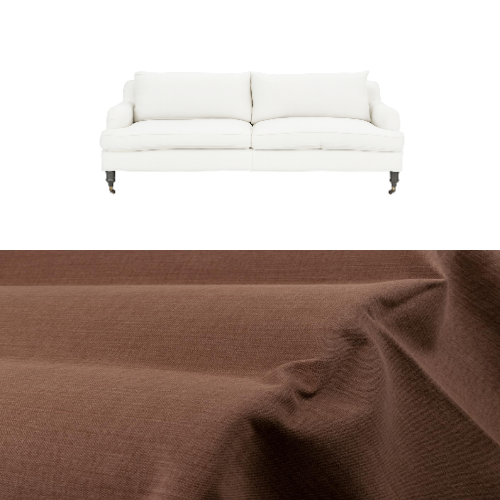 Klädsel till soffa Fogia Edward 2.5 sits svängd Tyg Caleido