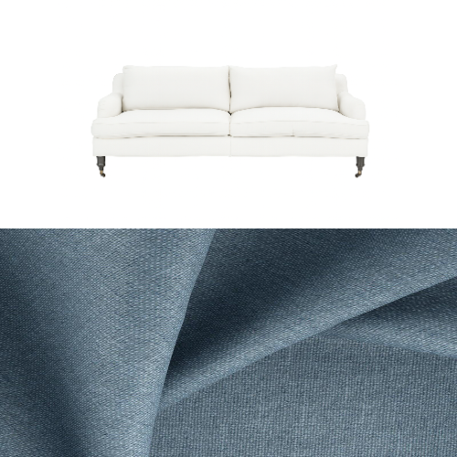 Klädsel till soffa Fogia Edward 2.5 sits svängd Tyg Chelsea