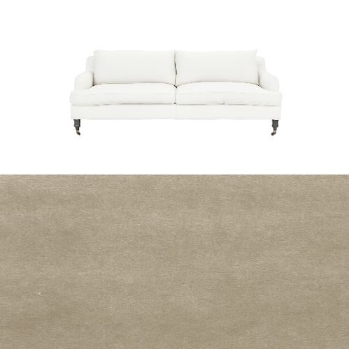 Klädsel till soffa Fogia Edward 2.5 sits svängd Tyg Claude