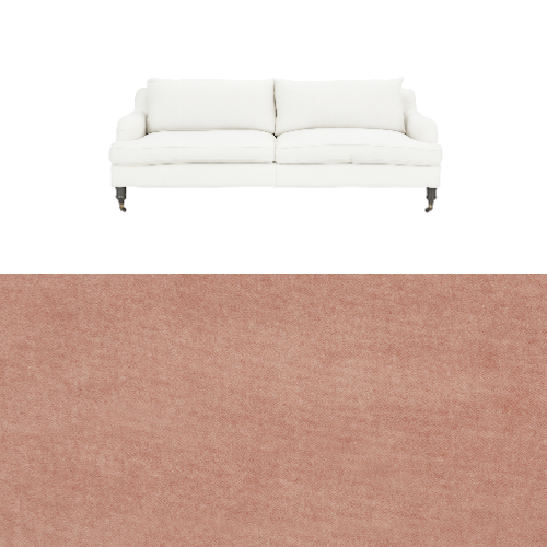 Klädsel till soffa Fogia Edward 2.5 sits svängd Tyg Claude