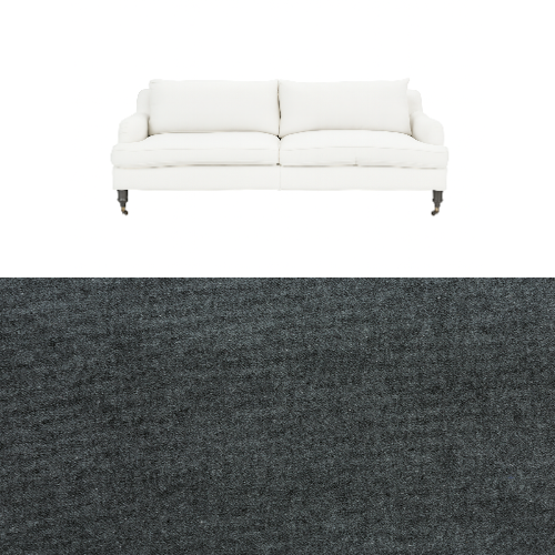 Klädsel till soffa Fogia Edward 2.5 sits svängd Tyg Claude