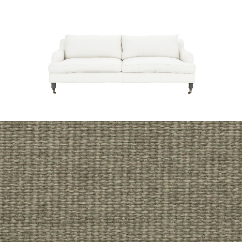 Klädsel till soffa Fogia Edward 2.5 sits svängd Tyg Creta