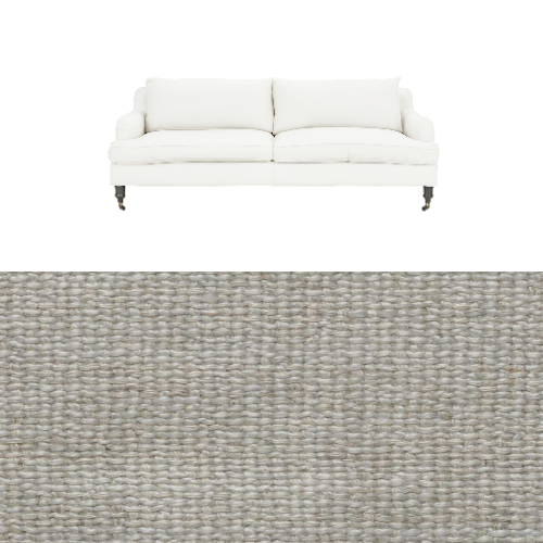 Klädsel till soffa Fogia Edward 2.5 sits svängd Tyg Creta