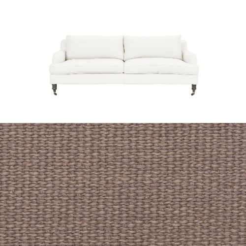 Klädsel till soffa Fogia Edward 2.5 sits svängd Tyg Creta