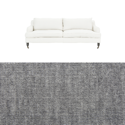 Klädsel till soffa Fogia Edward 2.5 sits svängd Tyg Darwin