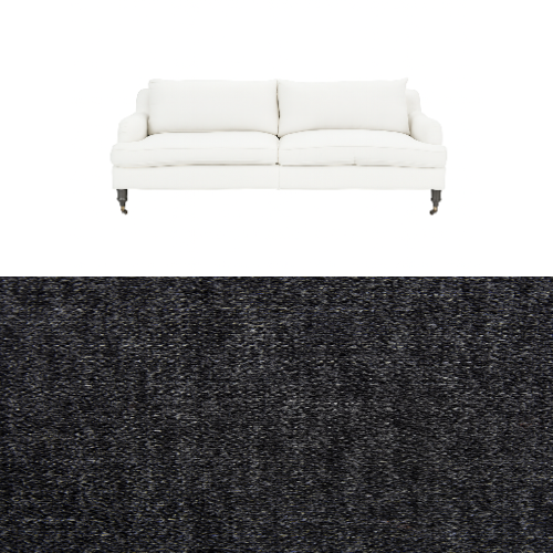 Klädsel till soffa Fogia Edward 2.5 sits svängd Tyg Darwin