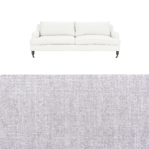 Klädsel till soffa Fogia Edward 2.5 sits svängd Tyg Darwin