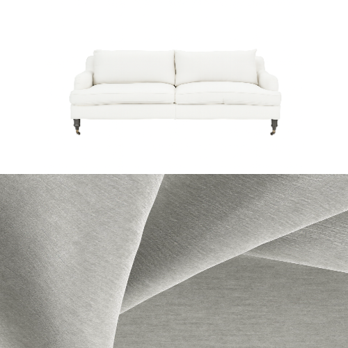 Klädsel till soffa Fogia Edward 2.5 sits svängd Tyg Geneva