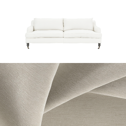 Klädsel till soffa Fogia Edward 2.5 sits svängd Tyg Geneva