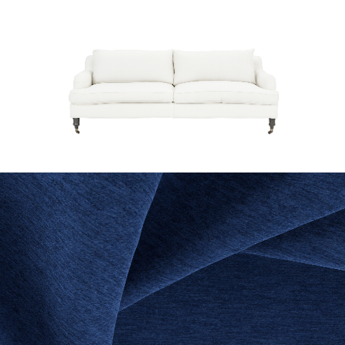 Klädsel till soffa Fogia Edward 2.5 sits svängd Tyg Geneva