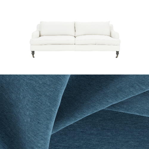 Klädsel till soffa Fogia Edward 2.5 sits svängd Tyg Geneva