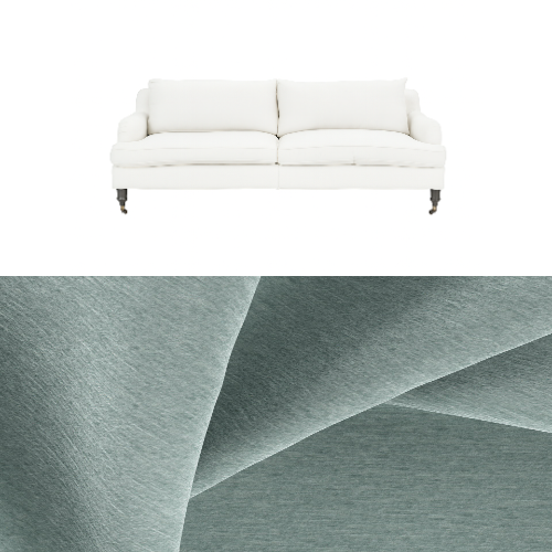 Klädsel till soffa Fogia Edward 2.5 sits svängd Tyg Geneva