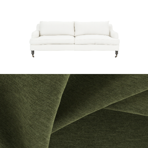 Klädsel till soffa Fogia Edward 2.5 sits svängd Tyg Geneva