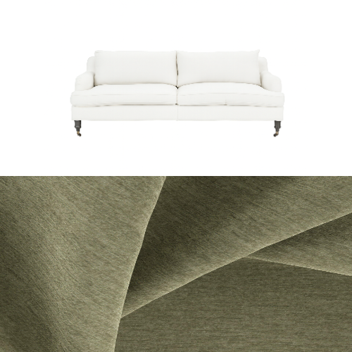 Klädsel till soffa Fogia Edward 2.5 sits svängd Tyg Geneva