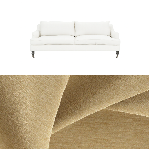 Klädsel till soffa Fogia Edward 2.5 sits svängd Tyg Geneva