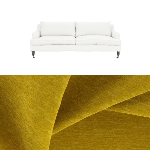 Klädsel till soffa Fogia Edward 2.5 sits svängd Tyg Geneva