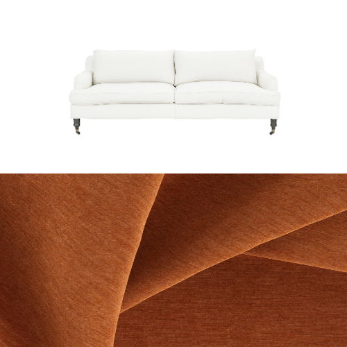 Klädsel till soffa Fogia Edward 2.5 sits svängd Tyg Geneva