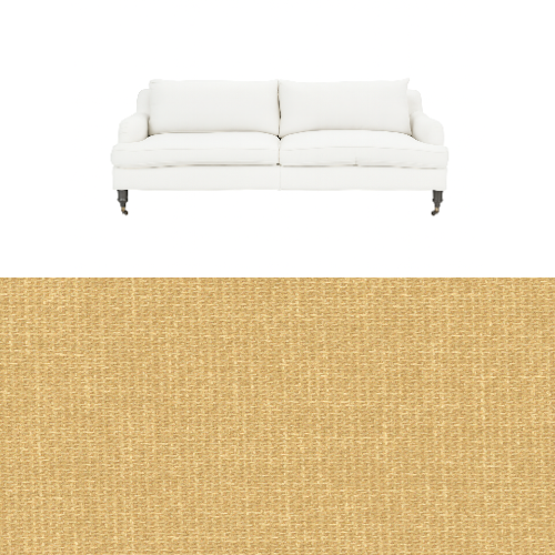 Klädsel till soffa Fogia Edward 2.5 sits svängd Tyg Grit