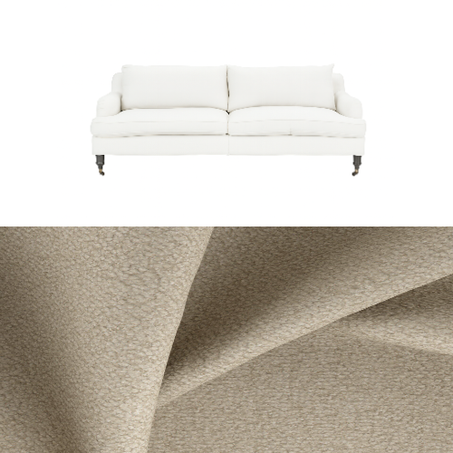 Klädsel till soffa Fogia Edward 2.5 sits svängd Tyg Gusto