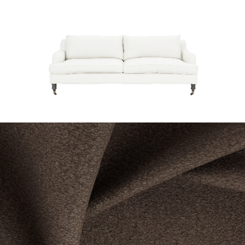 Klädsel till soffa Fogia Edward 2.5 sits svängd Tyg Gusto