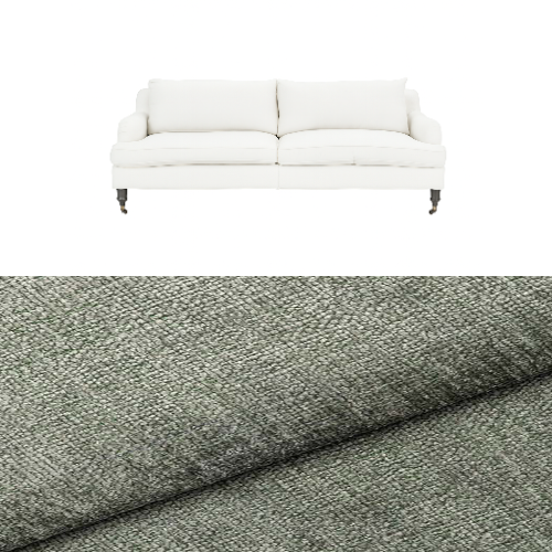 Klädsel till soffa Fogia Edward 2.5 sits svängd Tyg Lemma Chenille