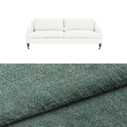 Klädsel till soffa Fogia Edward 2.5 sits svängd Tyg Lemma Chenille