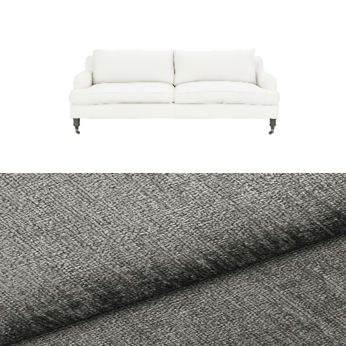 Klädsel till soffa Fogia Edward 2.5 sits svängd Tyg Lemma Chenille