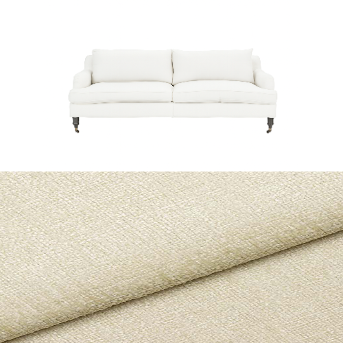 Klädsel till soffa Fogia Edward 2.5 sits svängd Tyg Lemma Chenille