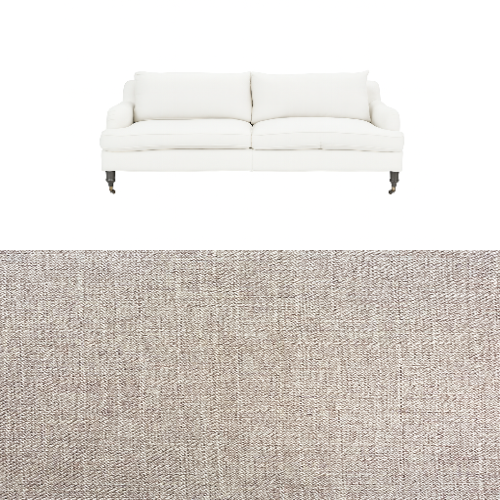 Klädsel till soffa Fogia Edward 2.5 sits svängd Tyg Linea