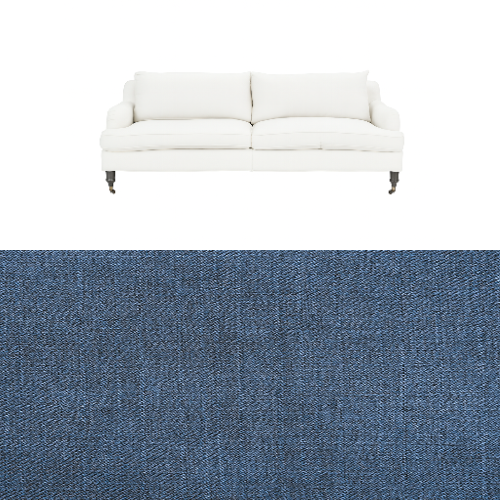 Klädsel till soffa Fogia Edward 2.5 sits svängd Tyg Linea