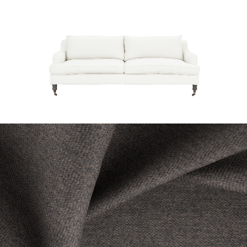 Klädsel till soffa Fogia Edward 2.5 sits svängd Tyg Lucca