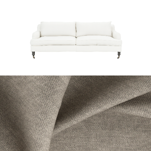 Klädsel till soffa Fogia Edward 2.5 sits svängd Tyg Lucca