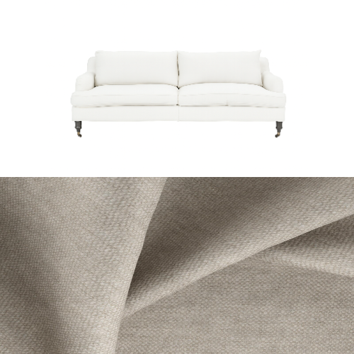 Klädsel till soffa Fogia Edward 2.5 sits svängd Tyg Lucca