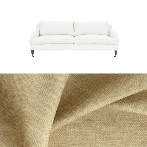 Klädsel till soffa Fogia Edward 2.5 sits svängd Tyg Lucca