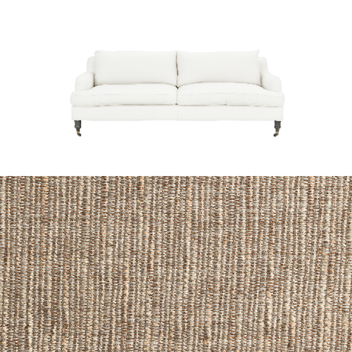 Klädsel till soffa Fogia Edward 2.5 sits svängd Tyg Picasso