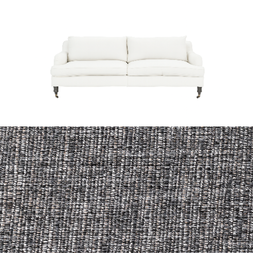 Klädsel till soffa Fogia Edward 2.5 sits svängd Tyg Picasso