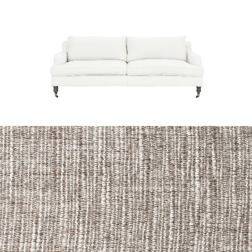 Klädsel till soffa Fogia Edward 2.5 sits svängd Tyg Picasso