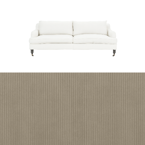 Klädsel till soffa Fogia Edward 2.5 sits svängd Tyg Tariro