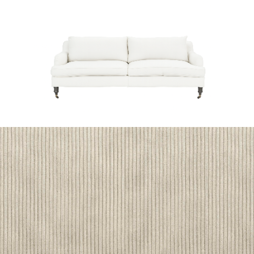 Klädsel till soffa Fogia Edward 2.5 sits svängd Tyg Tariro