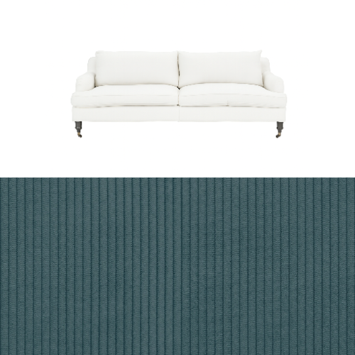 Klädsel till soffa Fogia Edward 2.5 sits svängd Tyg Tariro