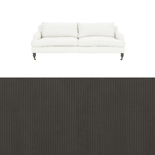 Klädsel till soffa Fogia Edward 2.5 sits svängd Tyg Tariro
