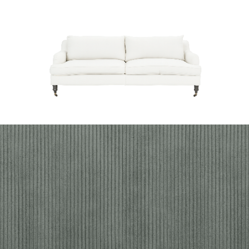 Klädsel till soffa Fogia Edward 2.5 sits svängd Tyg Tariro
