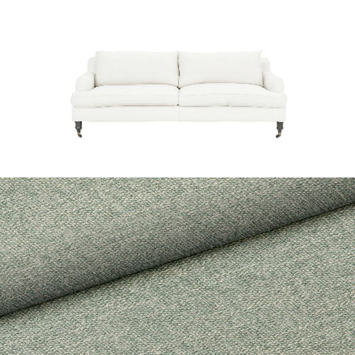 Klädsel till soffa Fogia Edward 2.5 sits svängd Tyg Tulia