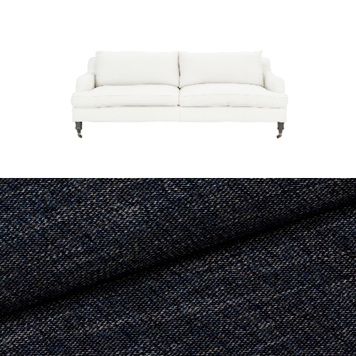 Klädsel till soffa Fogia Edward 2.5 sits svängd Tyg Tulia