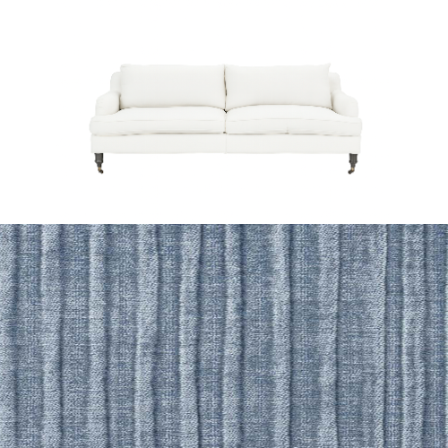 Klädsel till soffa Fogia Edward 2.5 sits svängd Tyg Vamos