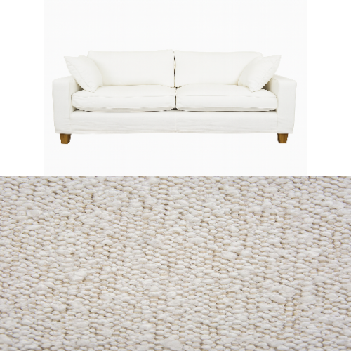 Klädsel till soffa Fogia Jazz Tyg Ascot bouclé