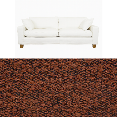 Klädsel till soffa Fogia Jazz Tyg Ascot bouclé