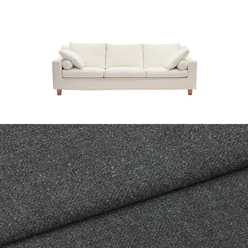 Klädsel till soffa Fogia Morris 3 sits Tyg Angola bouclé